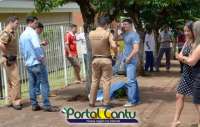 Catanduvas - Adolescente de Três Barras é executado em frente ao Fórum - Cuidado, Imagens fortes
