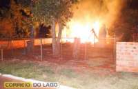 No Paraná, mulher ateia fogo na própria casa