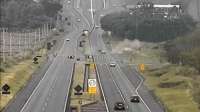 Câmera registra capotamento em rodovia do Paraná. Veja