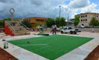 Laranjeiras - Já teve início a instalação do parque infantil no local que abrigava o Xadrez Humano