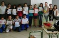 Laranjeiras - Colégio Floriano realiza encerramento com alunos do CAEDV