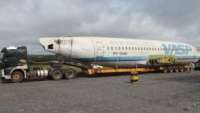 Boeing da Vasp comprado em leilão está retido na BR-376