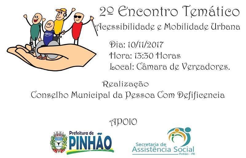 Pinhão - Conselho Municipal da Pessoa com Deficiência promove II Encontro Temático “Mesa Redonda” 