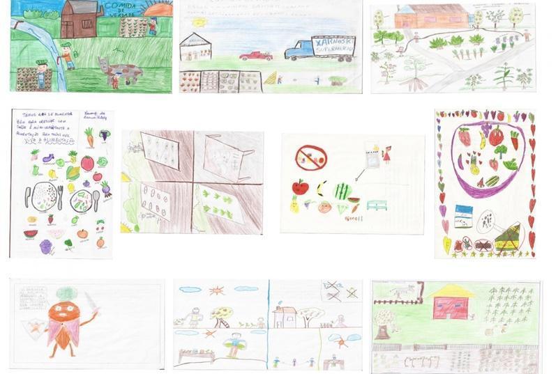 Pinhão - Vencedores do 1º Concurso de Desenho Infantil sobre alimentação saudável