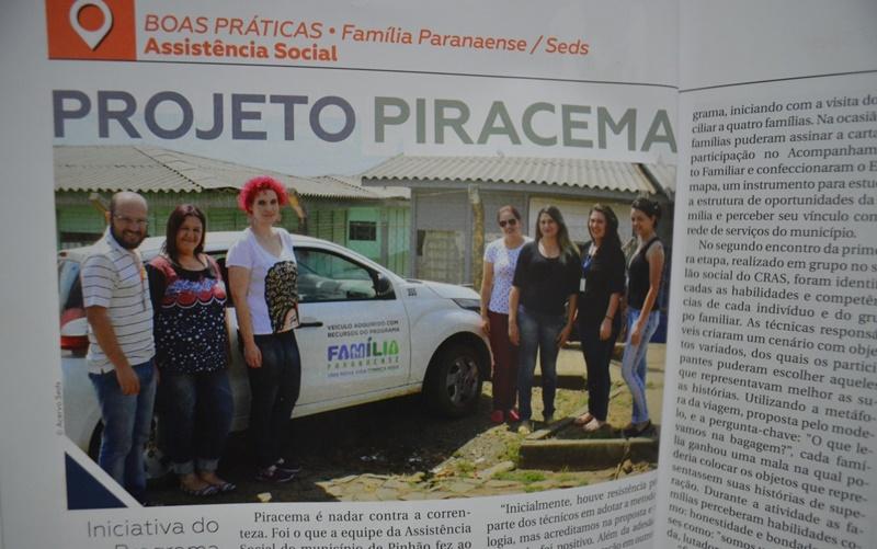 Pinhão - Assistência Social do município recebe premio de Boas Práticas