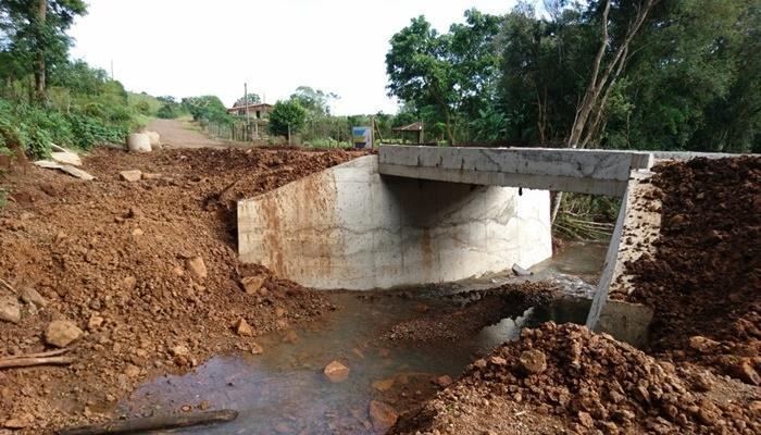 Nova Laranjeiras - Nova ponte já esta sendo utilizada na Comunidade de Alto Paiquerê