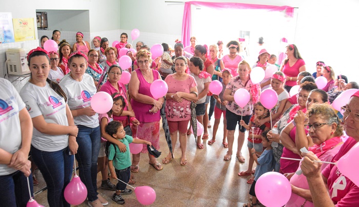 Catanduvas - Secretaria de Saúde marca o mês de Outubro com caminhada para conscientização de luta contra o câncer de mama e colo do útero