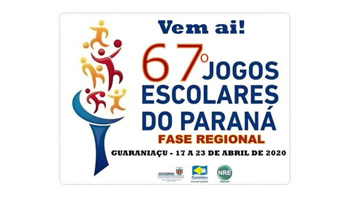 Guaraniaçu - Está chegando a hora dos Jogos Escolares do Paraná