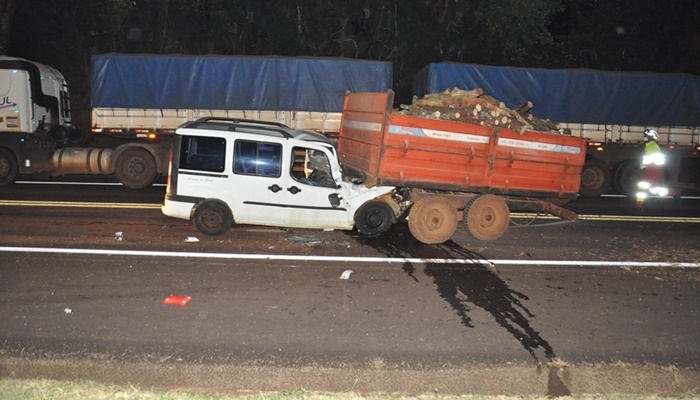 Guaraniaçu - Grave acidente é registrado na BR 277
