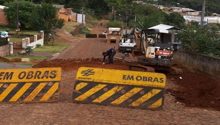 Guaraniaçu - Sanepar inicia instalação de água tratada em área ocupada próximo ao futuro CMEI no Loteamento Vicente Nogueira