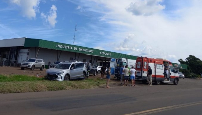 Guaraniaçu - Nove pessoas ficam feridas em acidente na rodovia BR-277