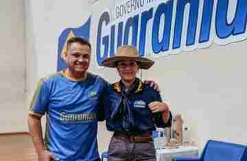 Guaraniaçu - Jovem talento de Guaraniaçu em competição nacional de Laço Comprido