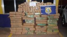 Laranjeiras - PRF intercepta 1,5 tonelada de maconha na BR 277