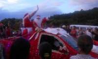 Nova Laranjeiras - Papai Noel chegou em grande estilo