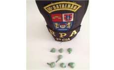 Marquinho - Polícia encontra foragido da justiça e com ele, uma quantidade de droga
