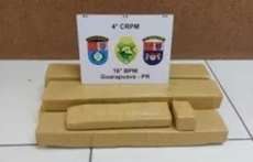 Candói - Polícia Militar aborda ônibus e encontra mais de 9 quilos de maconha com jovens