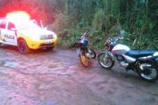 Quedas - Polícia Militar recupera moto furtada