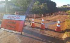 BR-277: via marginal está interditada a partir de hoje