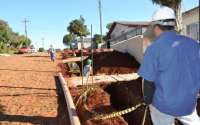 Laranjeiras - Prefeitura avança com obras da rede de esgoto no bairro Cristo Rei