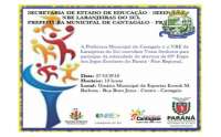 Cantagalo - Cidade recebe a partir desta sexta dia 27, fase regional dos JEP&#039;s