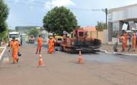 Catanduvas - Recapeamento asfáltico realizado no município e na Comunidade Santa Cruz