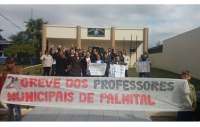 Palmital - Professores municipais entram em greve