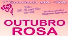 Candói - Município promove 1ª Caminhada Pela Vida durante campanha Outubro Rosa