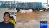 Candói - PM evita furto de caminhão carregado com botijões de gás