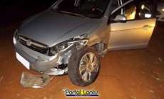 PRF registrou um acidente de trânsito na BR 277, KM 398 em frente ao Restaurante Três Pinheiros