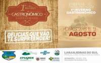 Laranjeiras - 1º Inverno Gastronômico da Cantu será realizado nos dias 7, 8 e 9 de agosto