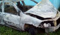 Virmond - Veículo roubado em Marquinho é encontrado queimado