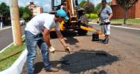 Laranjeiras - Prefeitura realiza operação tapa-buracos e melhora o acesso de ruas do município
