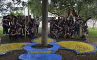 Pinhão - Atividades marcam início da revitalização da Praça do Escoteiro