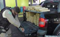 Saveiro com mais de 500 quilos de maconha é apreendida