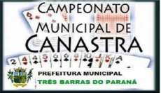 Três Barras - Campeonato Municipal de Canastra iniciou nesta segunda dia 27