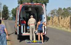 Laranjeiras - Criança com bicicleta colide em ônibus coletivo e é atendida pelo Siate