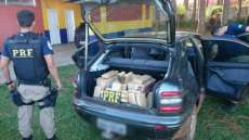 Virmond - PRF apreende quase 100 kg de maconha