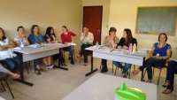Laranjeiras - Voluntária da Agama participou de reunião com diretoras das escolas e CMEIs para tentar parceria