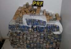 Polícia Rodoviária Federal apreende 188 quilos de maconha na BR-277