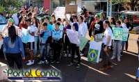 Quedas - Neste sábado dia 22 continuaram as manifestações pela cidade