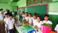 Laranjeiras - Escola Padre Gerson Galvino realiza exposição de trabalhos com materiais reciclados