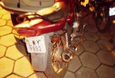 Espigão Alto - Polícia Militar prende moto adulterada