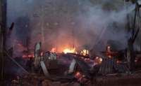 Fogo em residência quase termina em tragédia no Paraná