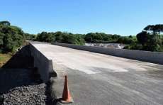 Reserva do Iguaçu - Pontes são liberadas na obra de pavimentação da PR-459