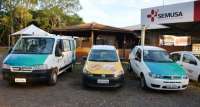 Laranjeiras - Governo Municipal entrega três novos veículos para a secretaria de Saúde