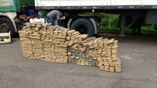 Dois paraguaios levavam 400 quilos de maconha no interior do Paraná