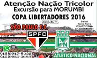 Ônibus levará torcedores para jogo do São Paulo na semi-final da Libertadores