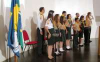 Guaraniaçu - Desbravadores do grupo “Desmond Doss” realizaram cerimônia de Admissão de Lenços
