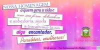 Reserva do Iguaçu - Prefeitura deseja a todas as mulheres, um Feliz Dia Internacional da Mulher!