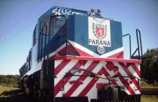 Nova locomotiva já circula com as cores da Ferroeste